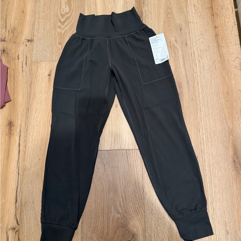 Athleta Black Track Pants Joggers
